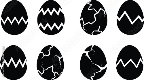 Easter sunday eggs cracking open symbolizing renewal and resurrection