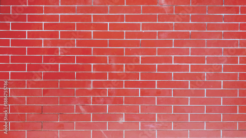 Red brick wall texture background, brick wall texture for interior or exterior design backdrop.