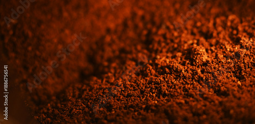 Quadro em tela ground Coffee beans texture close up.  espresso background