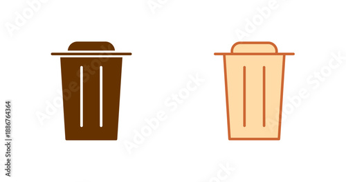 Trash Can Icon Design