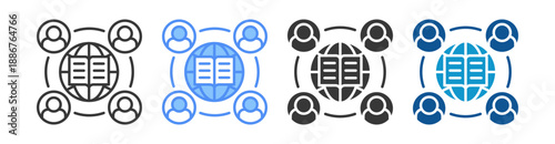 Partnership Icon Set Multiple Style Collection