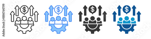 Workforce Icon Set Multiple Style Collection