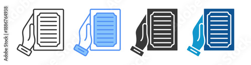 Certification Icon Set Multiple Style Collection