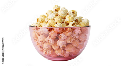 popcorn isolated on white background
