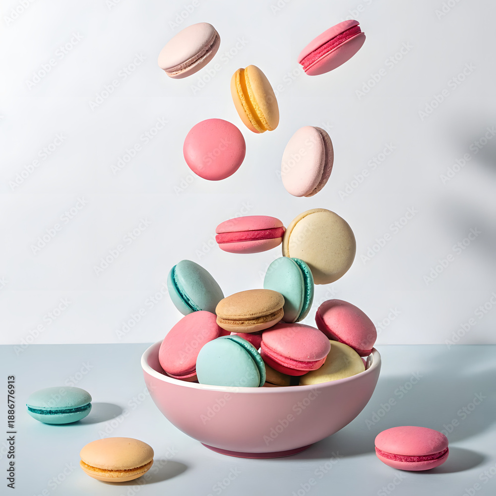 Fototapeta premium Surreal Floating Objects in Playful Gravity Concept