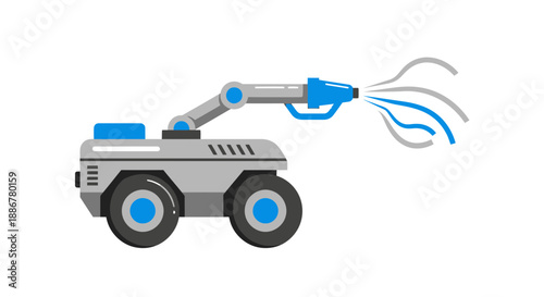 Innovative Autonomous Sprayer Robot Delivering Precision Control For Future Technology