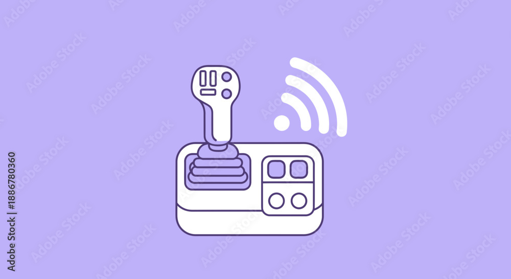 Fototapeta premium Innovative Wireless Controller With Advanced Connectivity For Remote Operations And Systems