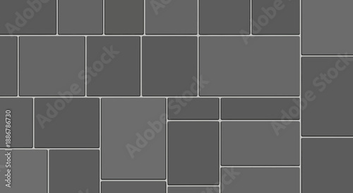 Modern Dark Gray Geometric Tile Pattern Seamless Digital Background Design Texture