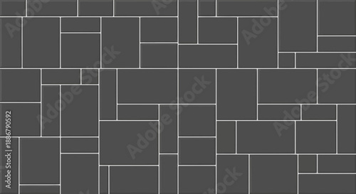 Modern Geometric Dark Grey Rectangle Pattern With White Lines Abstract Design For Creative
