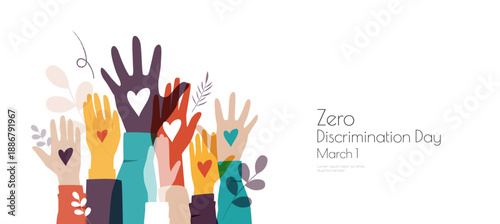 Zero Discrimination Day banner.