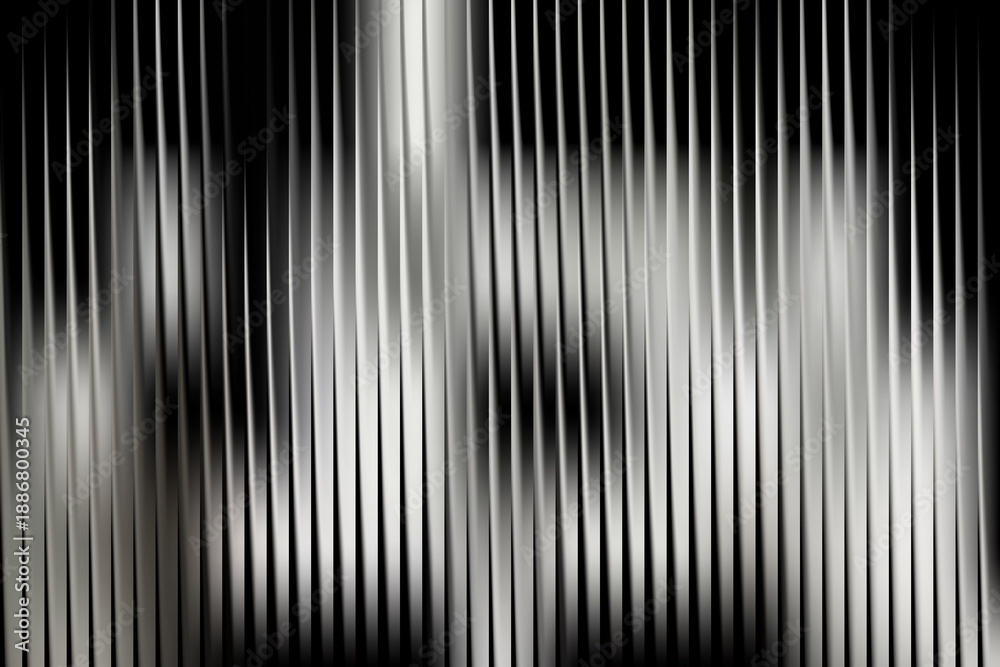 Obraz premium Abstract black and white wavy vertical lines background