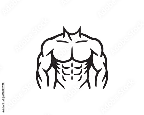 Lion Head Logo Illustration in Black and White Showing Strength, Power, Courage and Leadership Symbol