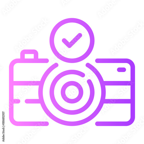 camera gradient icon