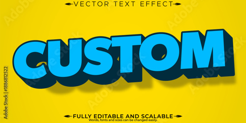 Retro sticker text effect, editable 70s and 80s text style