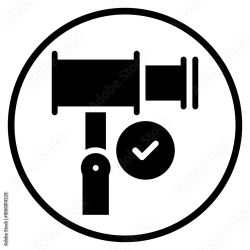 gimbal glyph icon
