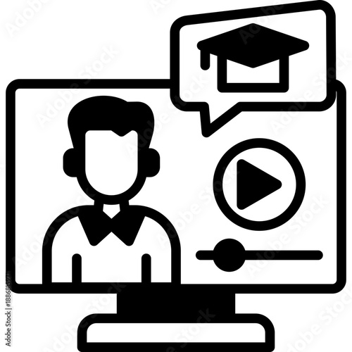 Video Learning mixed icon