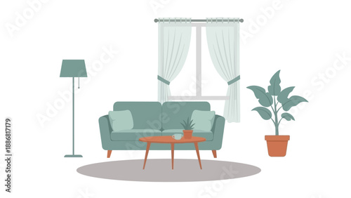 Modern Living Room Furniture and Decor.