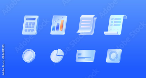 Stock finance, insurance and fund illustration