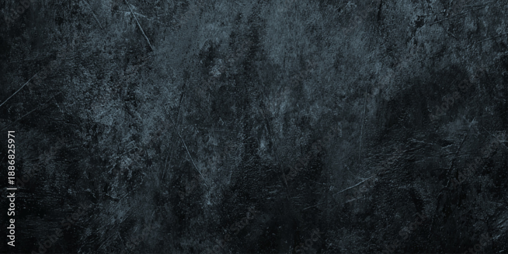 Fototapeta premium Dramatic dark wall concrete texture with heavy scratches weathered grit deep scratches, scuffs, and a weathered concrete appearance.
