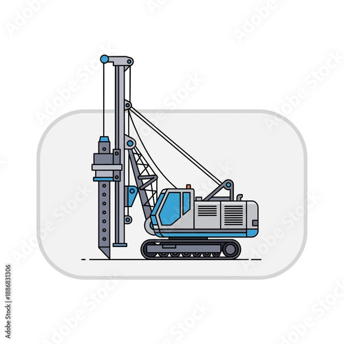 Robust Engineering Pile Driver Machine Crucial For Deep Foundation Construction