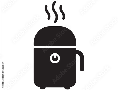 Mini Air Humidifier icon white background.