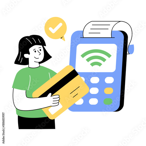 A premium download illustration of point of sale