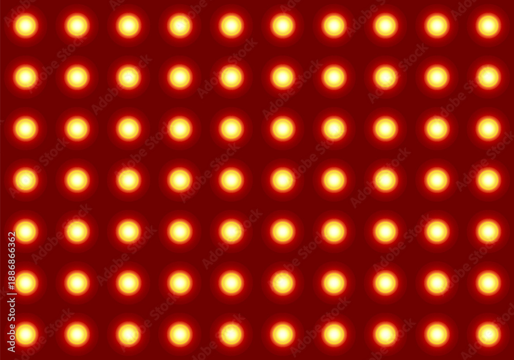 Foto Gold light bulbs seamless pattern