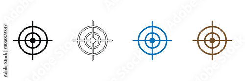 Target icon vector illustration. goal icon vector. target marketing sign and symbol .Vector illustration Eps 10 .