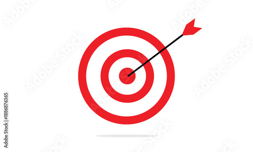 Target icon vector illustration. goal icon vector. target marketing sign and symbol .Vector illustration Eps 10 .