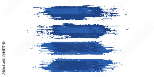 Abstract Blue and White Grunge Background with Halftone Style. Brush Stroke Illustration for Banner, Poster or Sports.