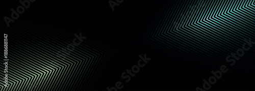 Black abstract background with overlapping glowing green and blue lines. Modern graphic design with a futuristic techno concept for website, poster, brochure, banner, and flyer. VOL. 2