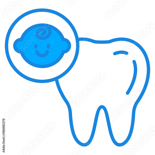 Pediatric Dental Icon For Design Elements