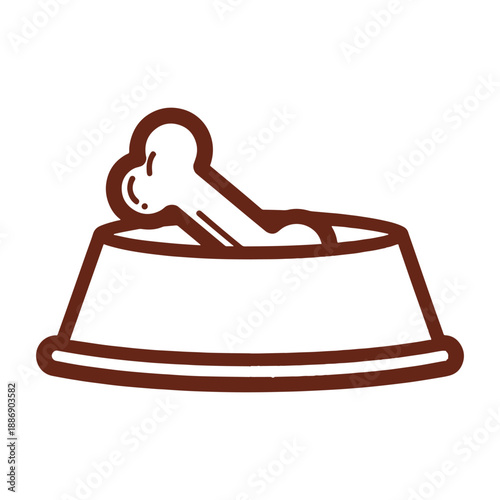 Brown line of a person lying down with a hat on their face