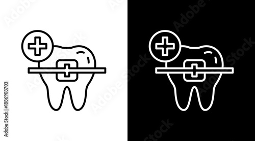 Orthodontic Care Icon For Design Elements