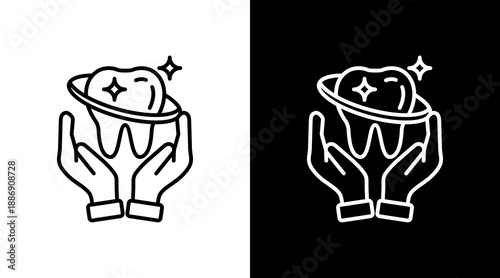 Dental Hygiene Icon For Design Elements