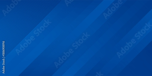 Abstract blue background with glowing geometric lines. Modern blue gradient square shape design. Futuristic technology concept. Suit for brochure,