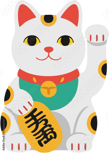 Maneki Neko Lucky Cat Figurine.