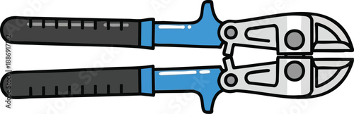 High-Quality Wire Cutters with Ergonomic Blue and Black Handles Perfect for Professional Electricians and DIY Enthusiasts Working on Various Installation Projects