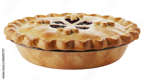 Photos Isolated berry pie pastry, a sweet dessert, food photography, pastry crust, swee