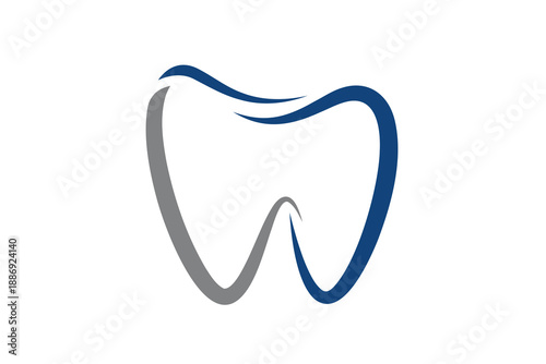 simple vector logo for dental care