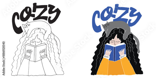 Trendy hand drawn doodle lettering quote about Books. Lettering for t-shirt design, mug print, bag print, clothes fashion. 100% hand drawn vector image.
