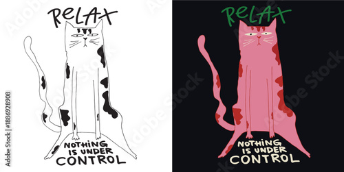 Trendy hand drawn doodle lettering quote. Lettering for t-shirt design, mug print, bag print, clothes fashion. 100% hand drawn vector image.
