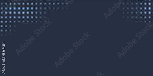 Stars Modern Halftone Geometry Pattern Vector Smooth Camber Border Blue Abstract Background.