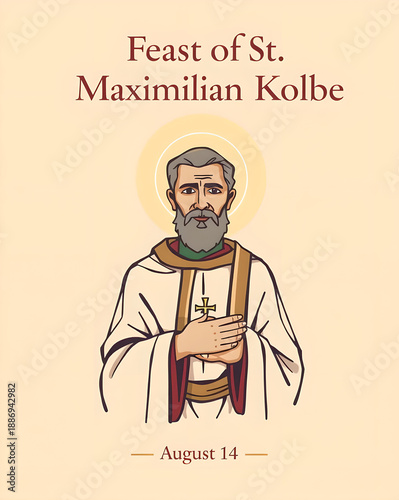 Feast of St. Maximilian Kolbe August 14 Christian Martyr