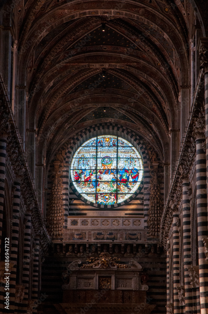 Naklejka premium Siena la città del palio