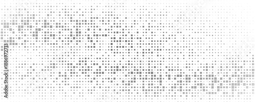 Grunge halftone gradient background. Faded grit noise texture. White and black sand wallpaper Eps10.