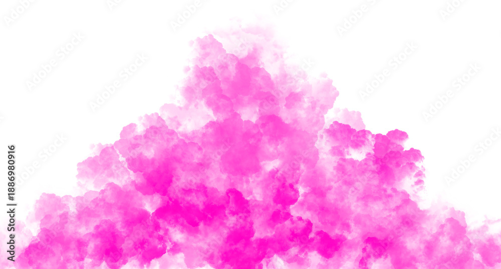 Fototapeta premium Dreamy pink dust cloud splash for fashion and beauty concept