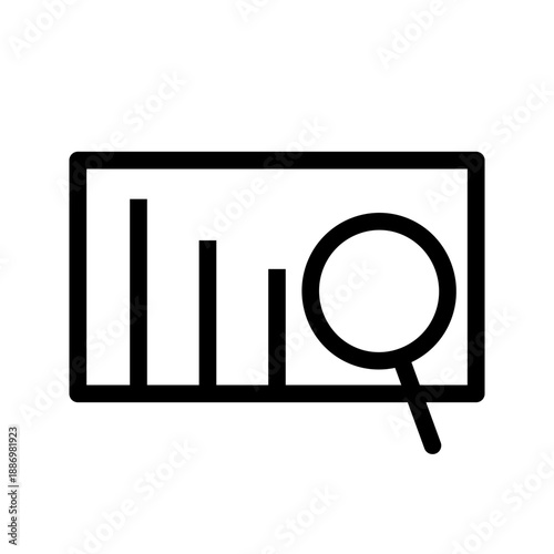 Analytics and Statistics Icon in Outline