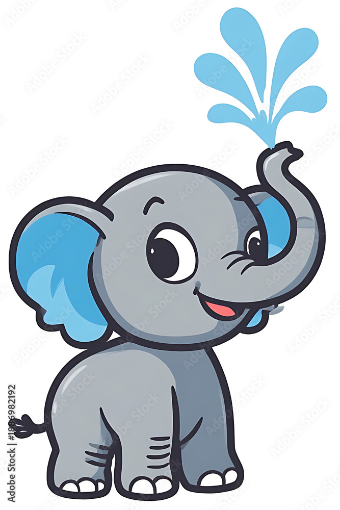 Naklejka premium elephant