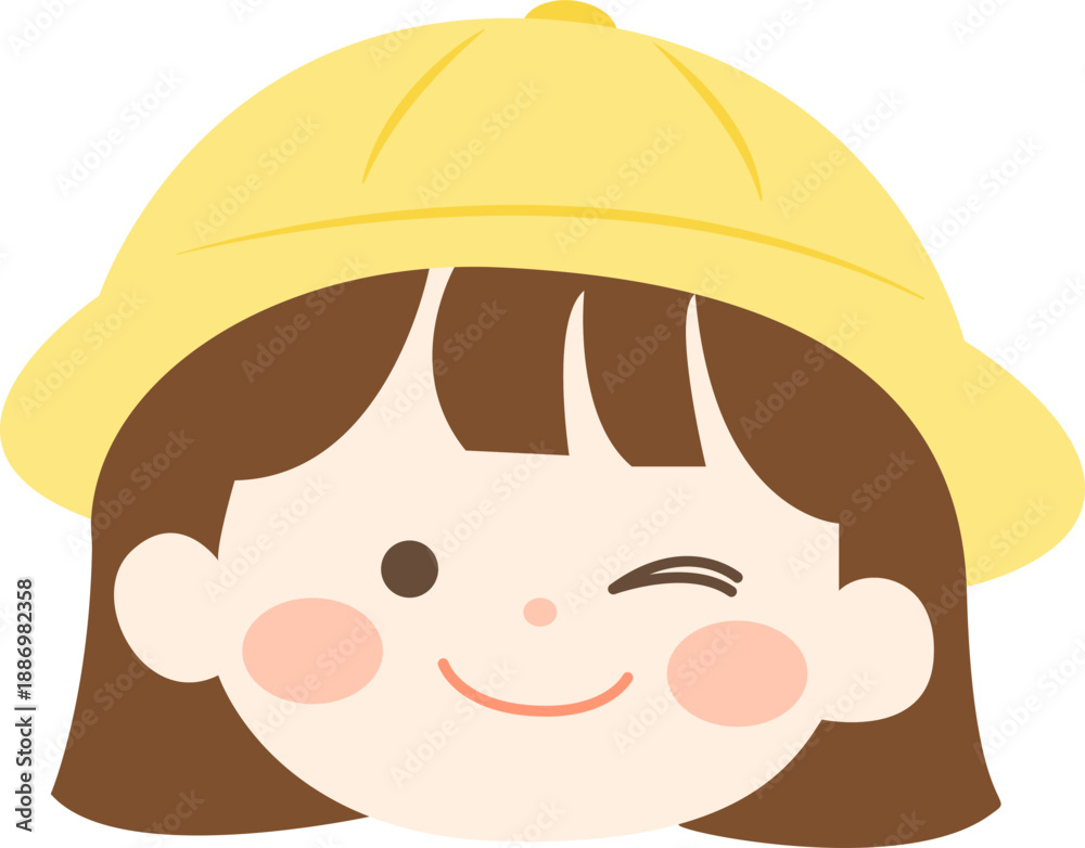 Fototapeta premium 소녀 얼굴